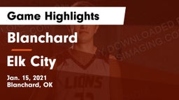Blanchard   vs Elk City  Game Highlights - Jan. 15, 2021
