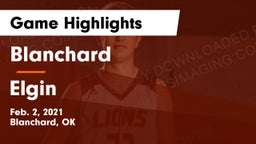 Blanchard   vs Elgin  Game Highlights - Feb. 2, 2021