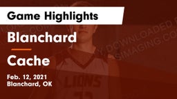 Blanchard   vs Cache  Game Highlights - Feb. 12, 2021