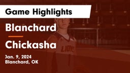 Blanchard   vs Chickasha  Game Highlights - Jan. 9, 2024