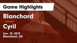 Blanchard  vs Cyril  Game Highlights - Jan. 10, 2019