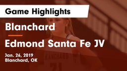 Blanchard  vs Edmond Santa Fe JV Game Highlights - Jan. 26, 2019