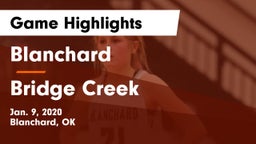 Blanchard   vs Bridge Creek  Game Highlights - Jan. 9, 2020