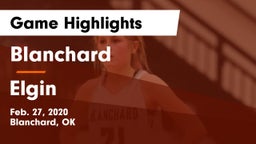 Blanchard   vs Elgin Game Highlights - Feb. 27, 2020