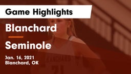 Blanchard   vs Seminole  Game Highlights - Jan. 16, 2021