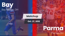 Matchup: Bay  vs. Parma  2016