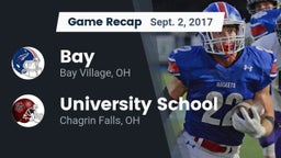 Recap: Bay  vs. University School 2017