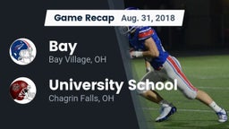 Recap: Bay  vs. University School 2018