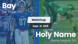 Matchup: Bay  vs. Holy Name  2018