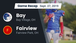 Recap: Bay  vs. Fairview  2019