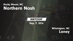 Matchup: Northern Nash High vs. Laney  2016