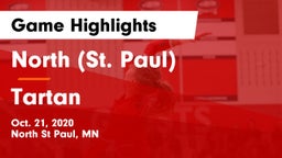 North (St. Paul)  vs Tartan  Game Highlights - Oct. 21, 2020