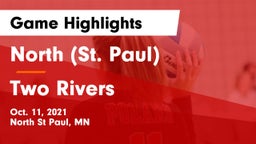 North (St. Paul)  vs Two Rivers  Game Highlights - Oct. 11, 2021