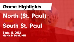 North (St. Paul)  vs South St. Paul  Game Highlights - Sept. 15, 2022