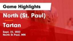 North (St. Paul)  vs Tartan  Game Highlights - Sept. 22, 2022