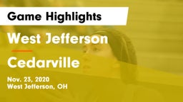 West Jefferson  vs Cedarville  Game Highlights - Nov. 23, 2020
