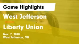 West Jefferson  vs Liberty Union  Game Highlights - Nov. 7, 2020