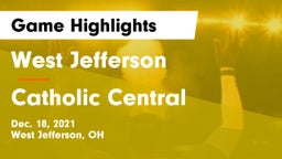 West Jefferson  vs Catholic Central  Game Highlights - Dec. 18, 2021