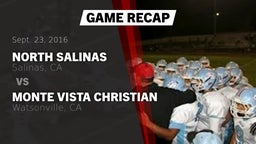 Recap: North Salinas  vs. Monte Vista Christian  2016