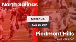 Matchup: North Salinas High vs. Piedmont Hills  2017