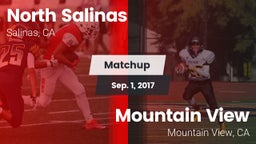 Matchup: North Salinas High vs. Mountain View  2017