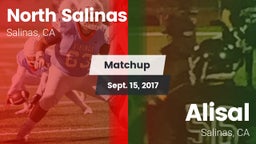 Matchup: North Salinas High vs. Alisal  2017