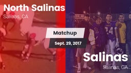 Matchup: North Salinas High vs. Salinas  2017