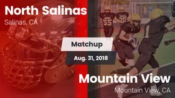 Matchup: North Salinas High vs. Mountain View  2018