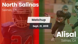 Matchup: North Salinas High vs. Alisal  2018