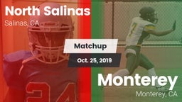 Matchup: North Salinas High vs. Monterey  2019