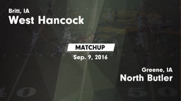 Matchup: West Hancock vs. North Butler  2016