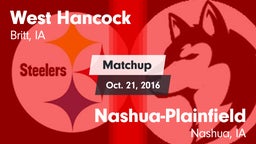 Matchup: West Hancock vs. Nashua-Plainfield  2016