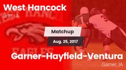 Matchup: West Hancock vs. Garner-Hayfield-Ventura  2017