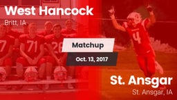 Matchup: West Hancock vs. St. Ansgar  2017