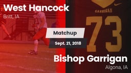 Matchup: West Hancock vs. Bishop Garrigan  2018