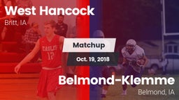 Matchup: West Hancock vs. Belmond-Klemme  2018