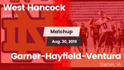 Matchup: West Hancock vs. Garner-Hayfield-Ventura  2019