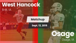 Matchup: West Hancock vs. Osage  2019