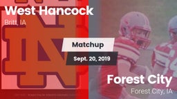 Matchup: West Hancock vs. Forest City  2019