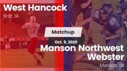 Matchup: West Hancock vs. Manson Northwest Webster  2020