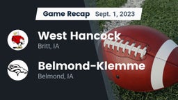 Recap: West Hancock  vs. Belmond-Klemme  2023
