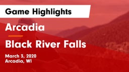 Arcadia  vs Black River Falls  Game Highlights - March 3, 2020