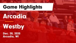 Arcadia  vs Westby  Game Highlights - Dec. 28, 2020