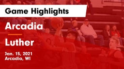 Arcadia  vs Luther  Game Highlights - Jan. 15, 2021