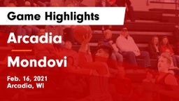 Arcadia  vs Mondovi  Game Highlights - Feb. 16, 2021