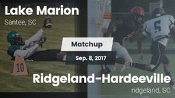 Matchup: Lake Marion High vs. Ridgeland-Hardeeville 2017