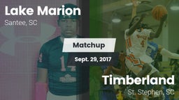 Matchup: Lake Marion High vs. Timberland  2017