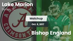 Matchup: Lake Marion High vs. Bishop England  2017