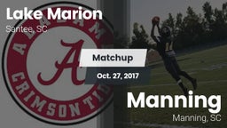 Matchup: Lake Marion High vs. Manning  2017