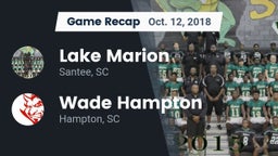 Recap: Lake Marion  vs. Wade Hampton  2018